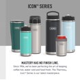 thumbnail image 3 of THERMOS ICON SERIES, aislante para latas de bebidas, 12 onzas, granito, acero inoxidable aislado al aspiradora, 3 of 9