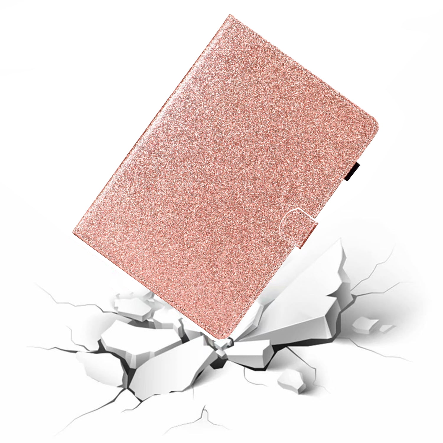 New iPad Pro 11 Inch Case 2018 Released, Allytech PU Leather Glitter Sparke Slim Fit Folio Stand Auto Sleep Wake [Pencil Holder] Protective Cards Holder Wallet Case for Apple iPad Pro 11", Rosegold