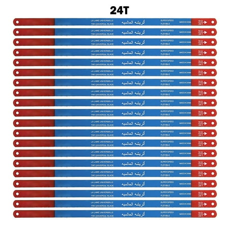 

BAMILL 20pcs Hacksaw Blades Replacement Saw Blades 14T 18T 24T Cutting for Wood Plastic