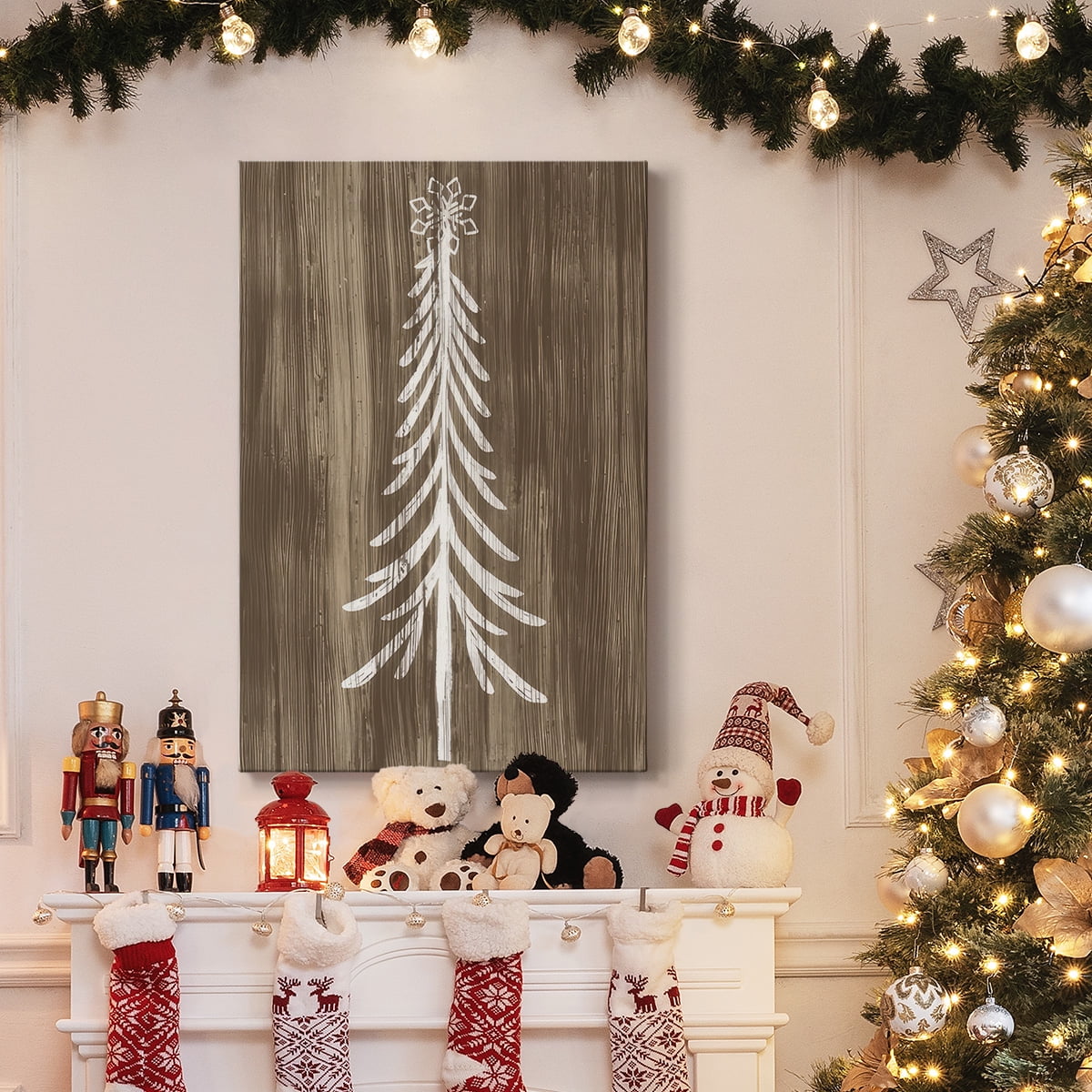 Barnwood Wonderland IX- Gallery Wrapped Canvas