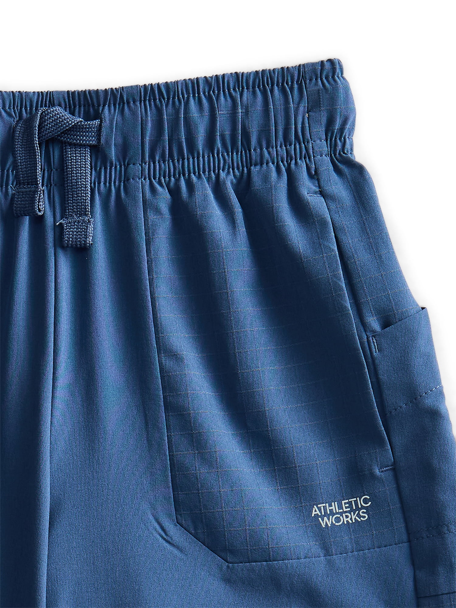 Athletic Works Boys' Ripstop Shorts, Sizes 4-18 & Husky