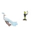 thumbnail image 1 of Escultura De Pavo Real, Figura Decorativa Para Jardín, Artesanía, Estatua, Adorno Para El Hogar, Patio, Camarero, Rana, Animal, Mesa Creativa, Chimenea, Entrada, Estante, Regalo De Cumpleaños, 1 of 8