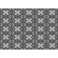thumbnail image 1 of Ahgly Company Machine Washable Indoor Rectangle Transitional Dark Gray Area Rugs, 7' x 9', 1 of 7