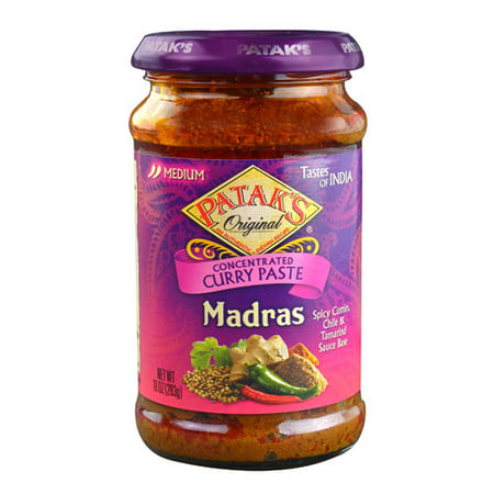 Patak's Original Concentrated Curry Paste Madras -- 10 oz pack of
