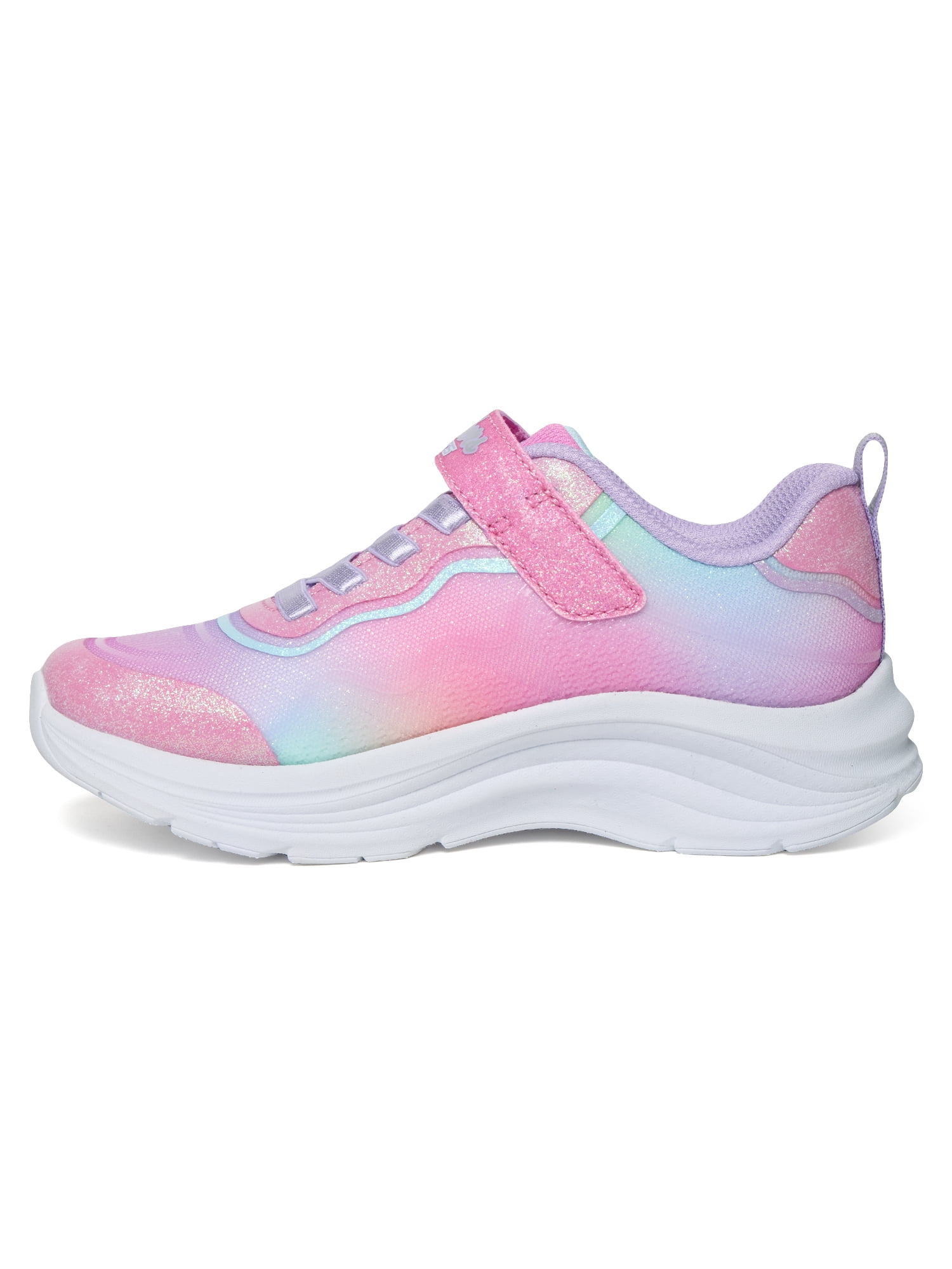 Skechers Kids Rainbow Flash Strap Lighted Athletic Shoe