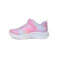thumbnail image 4 of Skechers Girls Rainbow Flash-Light Up Velcro Strap Sneakers, 4 of 6