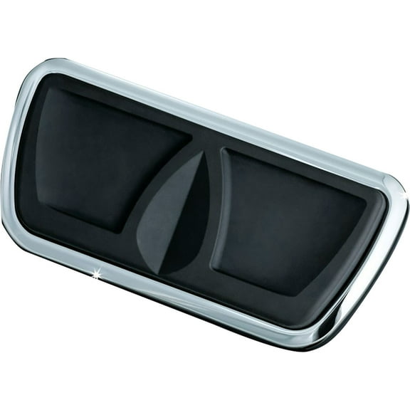 Kuryakyn Kinetic Brake Pedal Pad Compatible for Harley-Davidson Dyna Switchback 2016 - Chrome