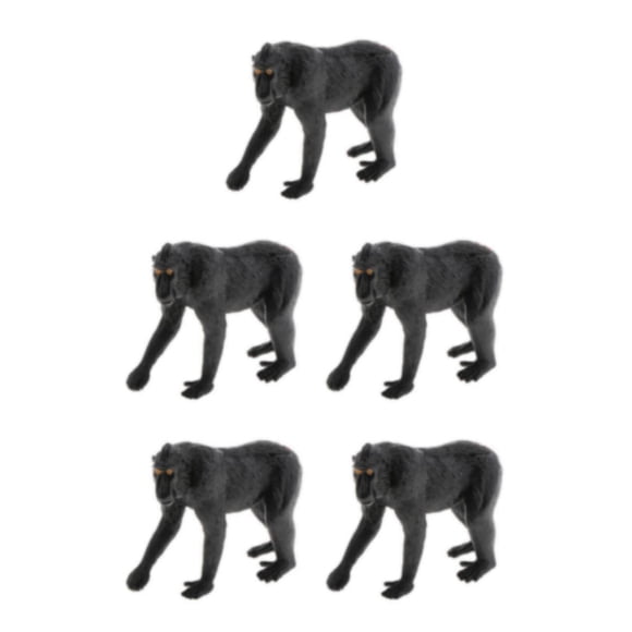 Vogacara de acción de modelo de Animal estático juguete para niños y adultos Macaca Nigra Type2 NO2