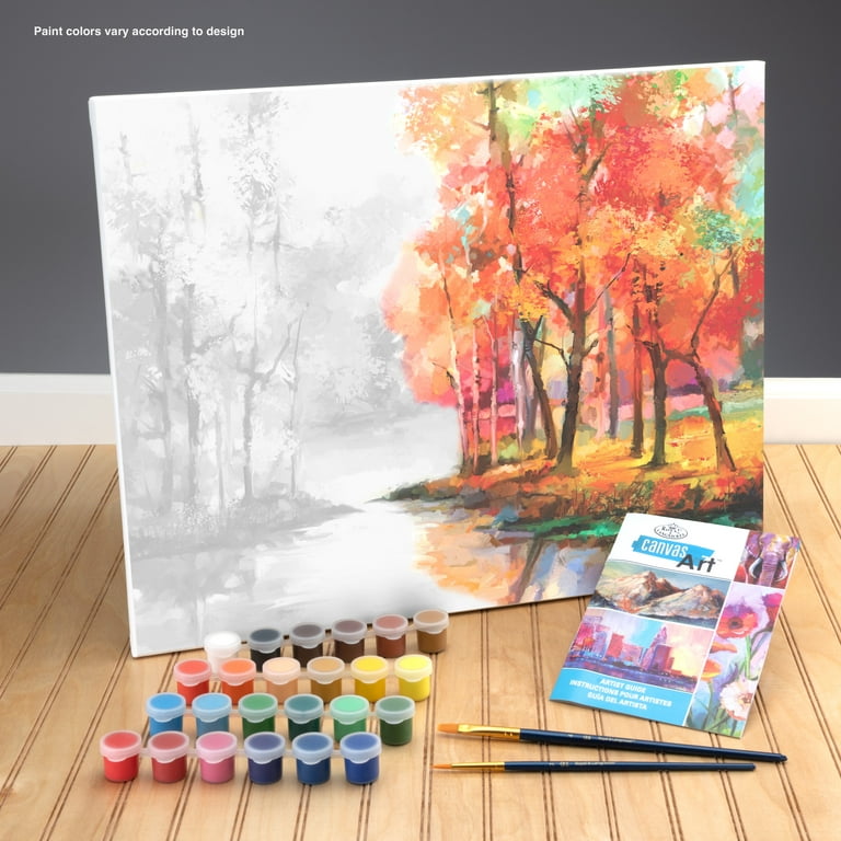 Canvas Painting Kit with Step-by-Step Guide