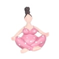 thumbnail image 2 of Escultura de chica de , figura creativa de resina, estatua moderna, adorno de escritorio para dormitorio, estantería, armario, entrada, regalo de Rosa, 2 of 8