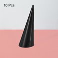 thumbnail image 3 of Uxcell 10Pack Cone Shape Acrylic Ring Display Holder Jewelry Showcase Stand (Black), 3 of 5