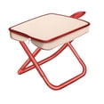 thumbnail image 4 of Silla de pesca, taburete de camping, plegable, resistente, reposapiés, silla de picnic, taburete de camping, asiento para conciertos, patio, viajes, 25x25x26cm, 4 of 8