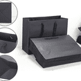 thumbnail image 6 of Black Paper Bags - Large Gift & Shopping Bags with Ribbon Handles - 30 Packs, 16x6x12Inch - Retail, Party Favor & Wedding Bags, 6 of 6