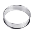 thumbnail image 1 of Wosthever Anillo de acero inoxidable para Pizza, espejo lavable portátil, pulido, , para panadería, restaurante, pastel, Mousse, accesorios de Cocina y Comedor 8cm, 1 of 6