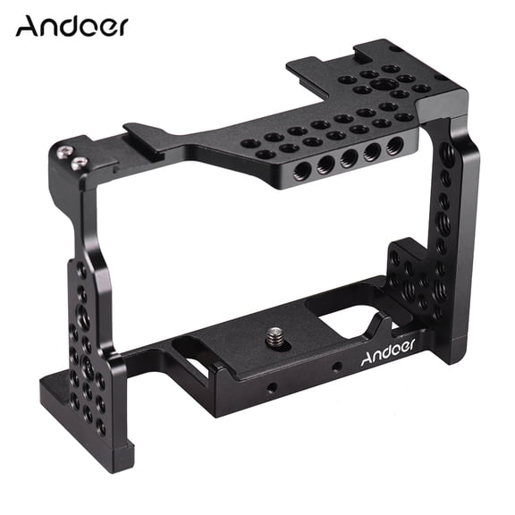 Camera Cage,Stabilizer Alloy Camera Video Film Inch Screw With 1/4 Inch Cold Mount Camera With Cold Film Movie Stabilizer Cold A7ii/ A7iii/ Quick Mount Mewmewcat A7iii/ A7sii/ A7m3/ Bortt