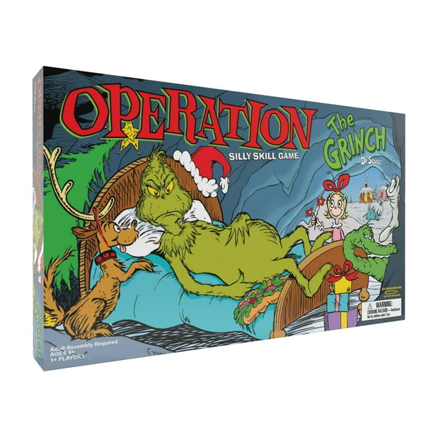 Juego de mesa USAOPOLY Operation The Grinch con piezas personalizadas