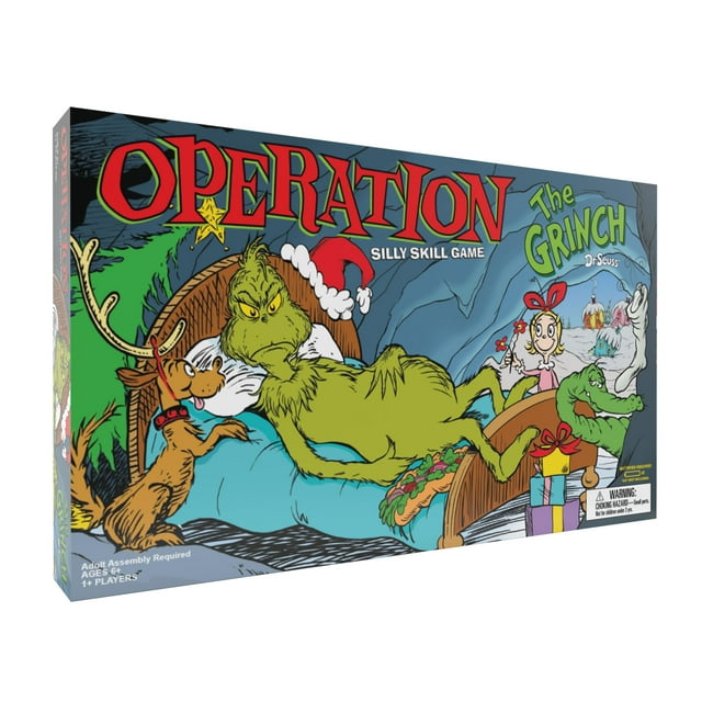 Juego de mesa USAOPOLY Operation The Grinch con piezas personalizadas