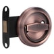 thumbnail image 1 of Cerradura de puerta bronce rojo cerradura de puerta duradera redonda plateada puerta de acceso al baño para puertas de madera Puertas de madera de ANGGREK Otros, 1 of 8