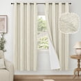 thumbnail image 1 of Cortinas Lajode Blackout de lino texturizado, 183 x 132 cm, 2 paneles, 1 of 9