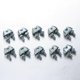 thumbnail image 3 of Galvanized Malleable Clip for Pulling Things 24Pcs Zinc-Galvanized Steel Clamps, 3 of 3