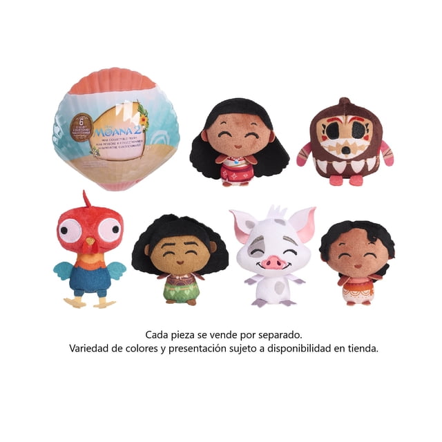 Mini Peluche Coleccionable Disney Moana 2 Cápsula Artículo Sorpresa 1 Pieza