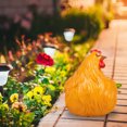 thumbnail image 2 of Jardín De Pollo De Resina, Figurita De Animal, Estatua De Gallina Para Decoración De Escalera De Jardín Noticed HA044090-01, 2 of 6