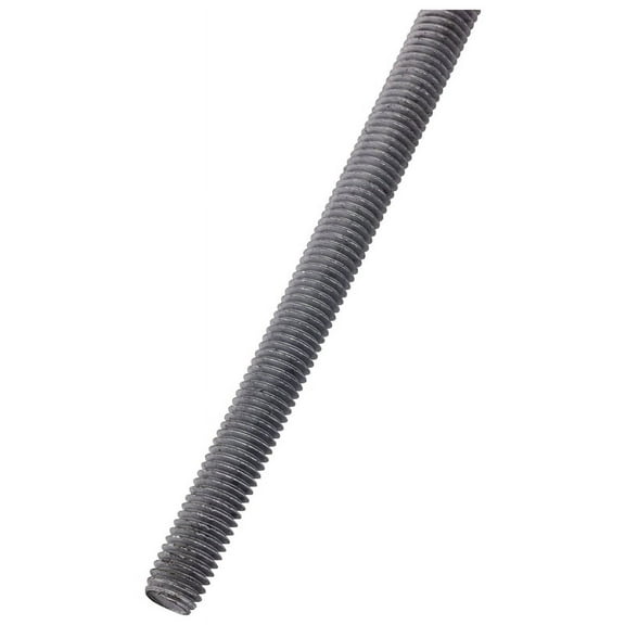 National Hardware 5001710 0.5 x 24 in. Steel Threaded Rod, Assorted