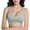 Grey, variant on TEVEQ Racerback Sports Bras for Women High Support No Underwire Seamless Wireless Bra Full Coverage Padded Support Bramaternity Bra Breathable Wire Sleep Bra Breastfeeding Tank