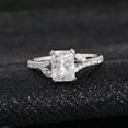 thumbnail image 2 of solitaire jewels 2.5CT Radiant Moissanite Engagement Ring For Women, 14K Yellow Gold, 2 of 9