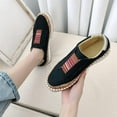 thumbnail image 2 of XINQIHANG Espadrilles Orthopédiques Décontractées Premium, Chaussures de Marche Orthopédiques Décontractées Design 2022, Chaussures pour Femmes à Enfiler Mode Bout Rond Confort Chaussures de Course Athlétiques (9, Rouge), 2 of 7