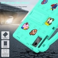 thumbnail image 6 of SaniMore for Lenovo Tab M10 5G 2024 EVA Kids Case, Skin-Proof Texture Pencil Holder Hand Strap Foldable Kickstand Shockproof Protective Case for Boys Girls, Mintgreen, 6 of 8