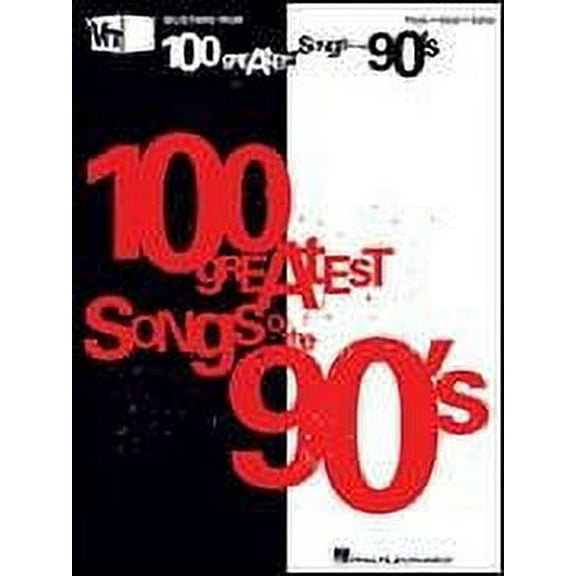 Hal Leonard VH1's 100 Greatest Songs of the 90's (Piano/Vocal/Guitar Songbook)