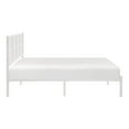 thumbnail image 3 of Lexicon Sanibel Metal Frame Queen Metal Platform Bed in White, 3 of 8