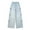 1#Blue, variant on Tiijoy Little Girls Lightweight Jeans Loose Fit Straight Leg Demin Pants, Sizes 5-14