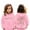 Pink, variant on Child Hoodies Christian Sweatshirt Long Sleeve Graphic Hoodies Comfy Loose Pullover Top Winter Sweatshirts Boys Outfits Size 7-8 Years