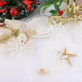 thumbnail image 4 of 12pcs Christmas Snowflake Ornaments Plastic Glitter Snow Flakes Ornaments for Winter Christmas Tree Decorations Craft Snowflakes Decor, 4 of 7