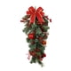 thumbnail image 3 of Corona de Navidad colgante al revés BLESIY decoración del hogar Rojo, 3 of 8