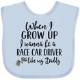 thumbnail image 3 of Inktastic Future Race Car Driver Like Daddy Boys Baby Bib, 3 of 4