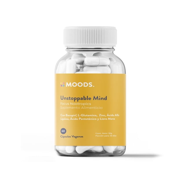 Suplemento Alimenticio Moods Unstoppable Mind Nootropicos