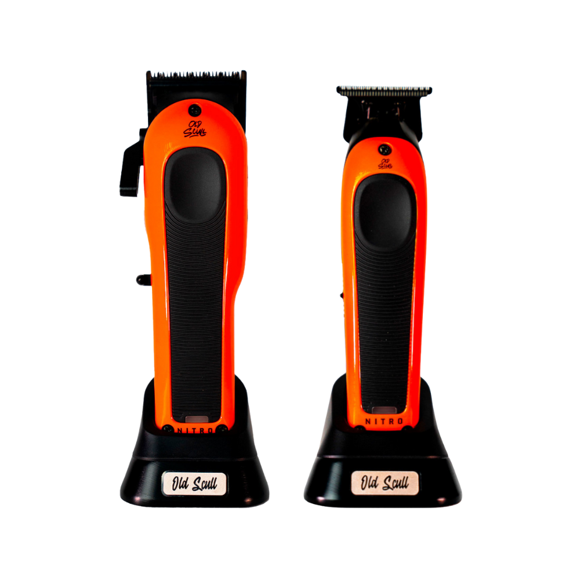 Nitro Combo Naranja Old Scul - Nitro Clipper y Nitro Trimmer