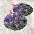 thumbnail image 3 of Iris February Birth Month Flower Ornament Suncatcher, Purple Irises Window Hanger, Floral Wall Art. Indoor Decor, Flowers Lover Gift, 2025, Holiday 2025, Festive Home Accent,, 3 of 5