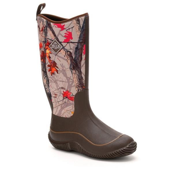Muck Boot Company Muck Boots Women Hale Brown/Hot Leaf Camo Neoprene