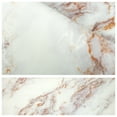 thumbnail image 5 of CHIHUT 17.7"×100" Marble Countertop Contact Paper Self Adhesive Removable White Gold Matte Marble Wallpaper for Countertops Waterproof Kitchen Countertop Peel and Stick Wallpaper for Cabinet Shelf, 5 of 8