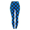 thumbnail image 4 of Leesechin Womens Leggings Plus Size Women's Plaid Printed Tight Yoga Pants Long Pants Inside and Outside Can Wear Leggings Yoga Pants, 4 of 4
