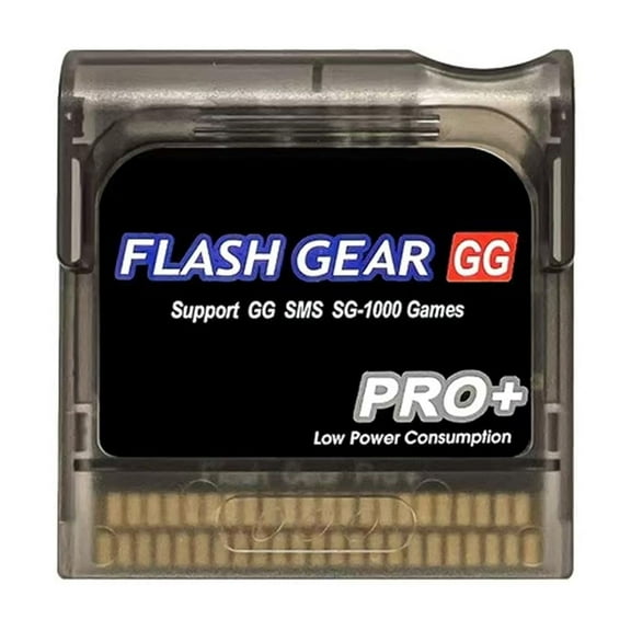Multi Game Flash Gear Pro Game Cartridge for GG Game Gear Console, 600 Games, Low Power