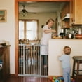 thumbnail image 6 of 29-46 Inch Dog Gate Indoor, Adjustable Pet Gates for Wide Openings, Pressure Mounted Pet Fence, No Drilling, Expandable Dog Gate for Doorways, Stairways and Hallways (White, 29"-46" W x 30.5“H), 6 of 7