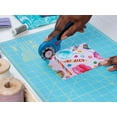 thumbnail image 2 of OLFA Splash Gridded Cutting Mat 12"X18"-Aqua, 2 of 5