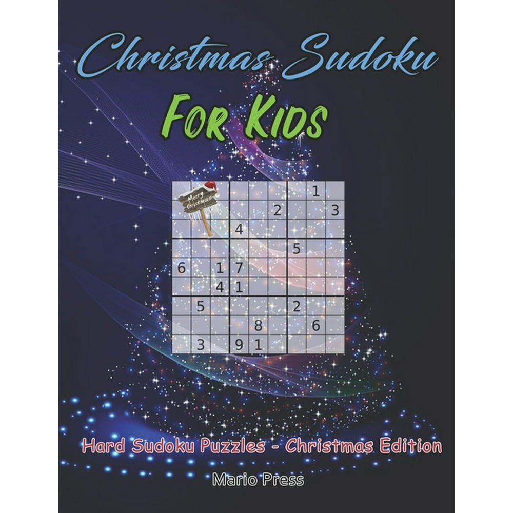 Christmas Sudoku For Kids Hard Sudoku Puzzles Christmas Edition