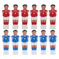 thumbnail image 4 of Shisuyan 12pcs Foosball Men Plastic Foosball Guys Foosball Player Rod Foosball Soccer Men Player Table Soccer Foosball Replacement Part, 4 of 8