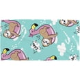 thumbnail image 5 of Face Towel Hand Cloth Terry Towels Washcloth Cute Sloth on Flamingo Bath Decor Gift Kitchen Soft,Quick Dry 30 X 15&nbsp;inch Wash Cloths, 5 of 5